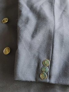 Classic Navy Double-Breasted Blazer