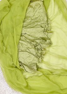 Chic Ruffled Lime Green Maxi Skirt