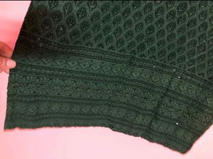 Embellished Green Kurta