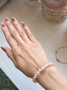 Stylish Rose Gold &amp; Silver Bracelets