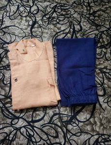 Angrakha Kurta Set For Boy Kids