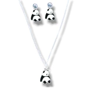 Adorable Panda Jewellery Set