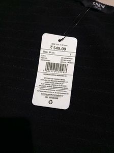 Y2k Black Striped Asymmetric Neck Top