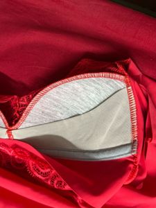Red Lace Bralette
