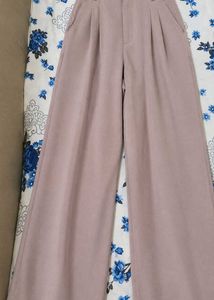 High-Waisted Wide-Leg Trousers
