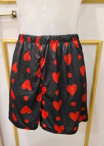 Cute Heart Print Sleep Set