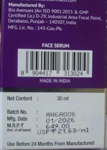 The Derma Co Tran-Zelaic Serum