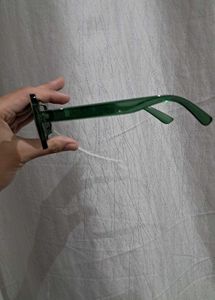 Green Rectangle Sunglasses