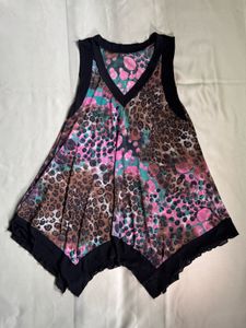 Bohemian V-Neck Tunic Top