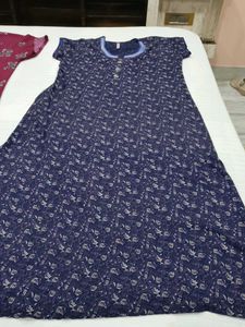 Two Floral Print Nightgowns (Combo)