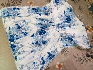 Chic Floral Print Kaftan Dress