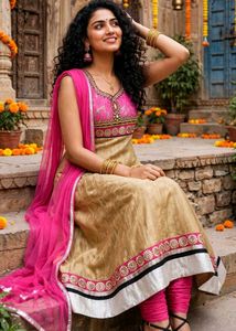 Exquisite Indian anarkali Set