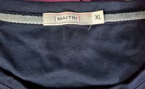 MAITRI Men's Full Sleeve Printed Tshirt|| Navy Blue||