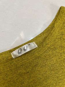 Women's Mustard Yellow "ZARABASIC" Tunic Top