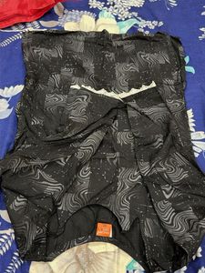 Stylish Black Printed Top