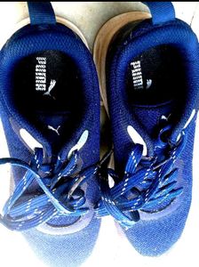 Puma Blue Athletic Shoes
