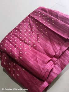 Vibrant Pink saree