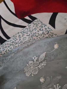Elegant Grey Embroidered Kurta