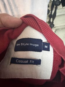 Red Casual Jacket