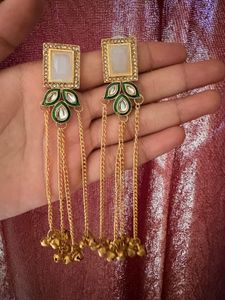 Elegant Dangle Earrings with Bells