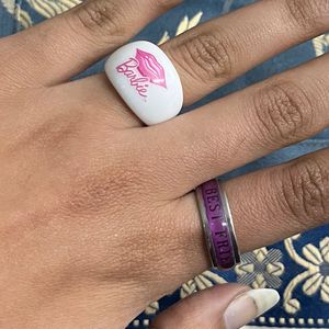Fun Ring Set with Beaded clutcher