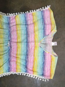 Sunday Offer For Rainbow 🌈 Kaftan Dress ONE RUPEE CURRENCY NOTE FREE