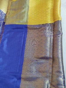 Elegant Blue Kanjeevaram Silk Saree