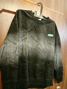 Graphic Print Crewneck Sweatshirt