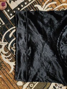 Elegant Black Velvet Blouse