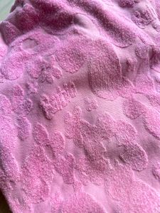 Cute Pink Terrycloth Mini Dress