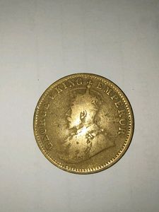 One Quarter Anna 1918 ( GEORGE V KING)