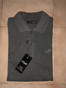 Men's Grey Polo T-Shirt