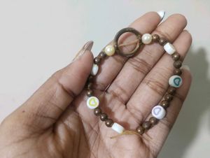 Bead and stone bracelet clearance sale