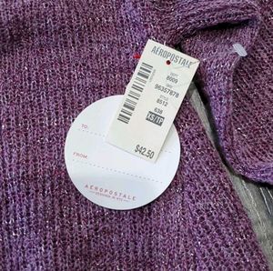 Aeropostale lilac glittery Knit Top