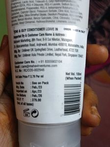 TONI AND GUY LEAVE IN CONDITIONER