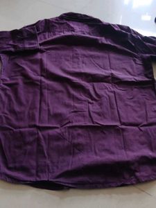Dennis Lingo Men's Purple Casual Shirt