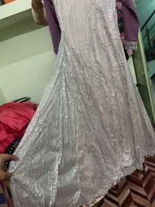 Elegant Sequin Ethnic Gown