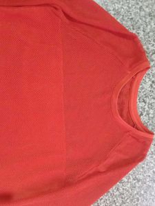 Forever 21 Orange Long Sleeve Mini Dress