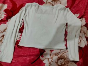 Stylish Square Neck Long Sleeve Top