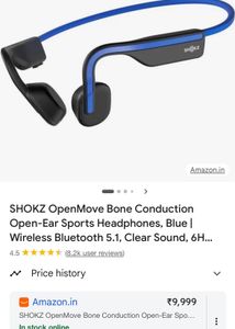 Shokz Open Move Bone Conduction Headphones