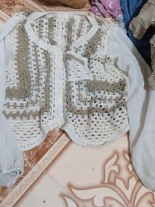 Crochet Knit Cardigan
