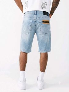 True Religion Light Wash Denim Shorts