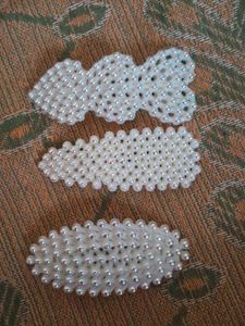 Pearl Hair Clips Set