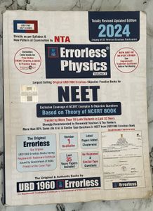 Errorless Physics NEET Vol 2 - 2024 Edition