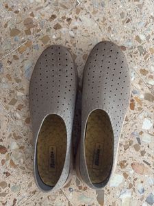 Comfortable Grey Slip-On Shoes