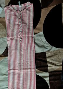 Pink &amp; White Striped Button-Up Shirt