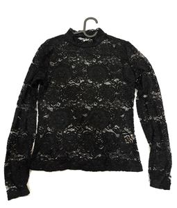 Black Lace Long Sleeve Top