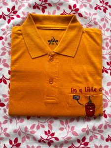 Funky Graphic Polo Collar T-Shirt