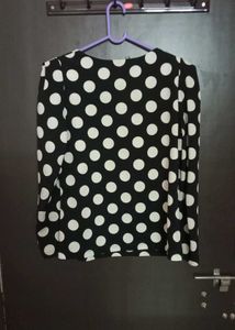 Polka Dot Long Sleeve Top