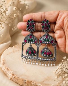 Exquisite Ethnic Jhumka Earrings